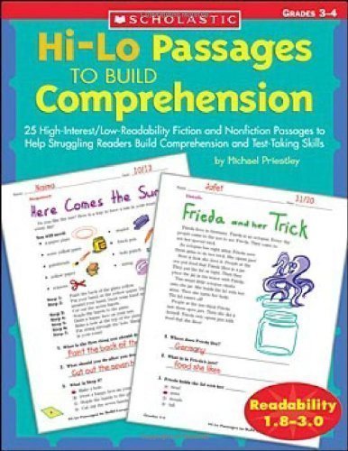 Hi/lo Passages To Build Reading Comprehension Skills: Grades 2-3 (Hi-Lo Passages To Build Comprehension) by Priestley, Michael published by Teaching Resources (2005) Paperback