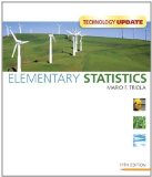 Elementary Statistics Technology Update (11th Edition) 11th (eleventh) Edition by Triola, Mario F. published by Pearson (2011) Hardcover