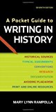 A Pocket Guide to Writing in History 7th (seventh) Edition by Rampolla, Mary Lynn published by Bedford/St. Martin's (2012) Paperback