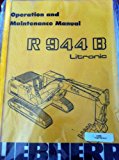 Liebherr R944B Litronic Operators Manual