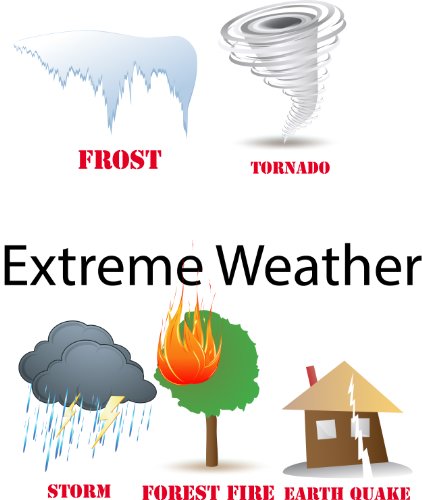 Extreme Weather, Natural Disasters: Fun and educational book for kids