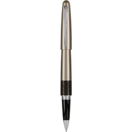 PILOT MR Animal Collection Gel Roller Pen in Gift Box, Matte Gold Barrel with Lizard Accent, Fine Point Stainless Steel Nib, Refillable Black Ink (91236)