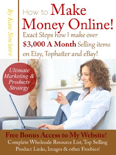 Make Money Online - Exactly how I Make over $3,000 Monthly selling Products on Etsy, Tophatter & eBay!
