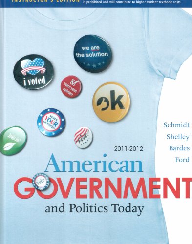 American Government and Politics Today Instructor's edition 15th Edition 9780495904922