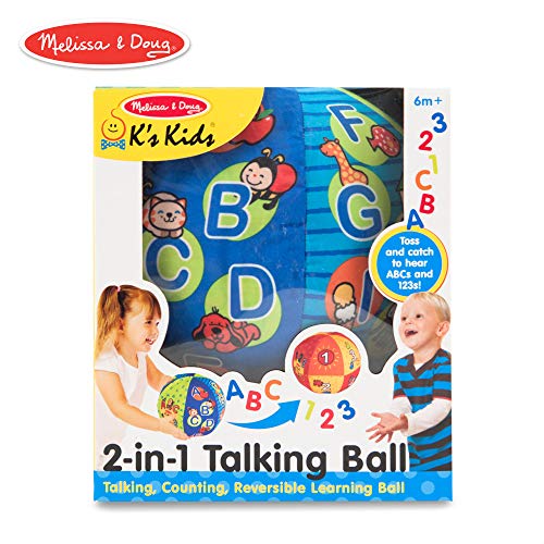 Melissa & Doug K's Kids 2-in-1 Talking Ball Educational Toy - ABCs and Counting 1-10