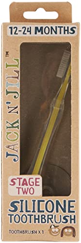 Jack N' Jill Silicone Baby Toothbrush - Stage 2 (1-3 years)
