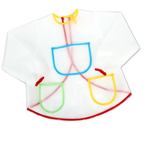 Waterproof Anti-wear Painting Smock Aprons for Kids Children Craft Costume