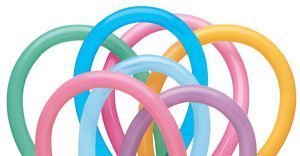 Single Source Party Supplies - 160Q Vibrant Assortment Latex Balloons - Bag of 100