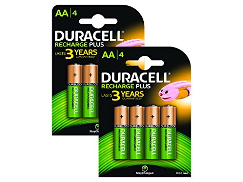 Duracell Pile Rechargeable AA x 8