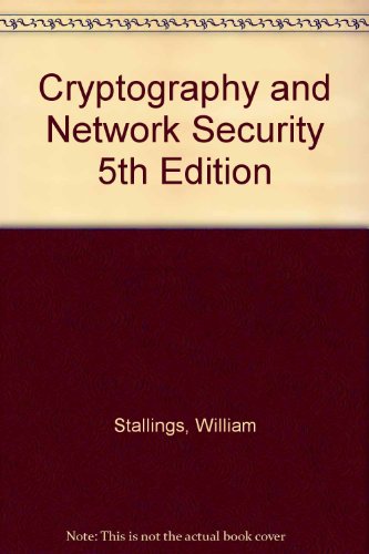 Cryptography and Network Security 5th Edition