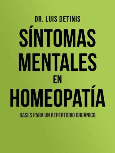 SÃ­ntomas Mentales en HomeopatÃ­a (Spanish Edition)