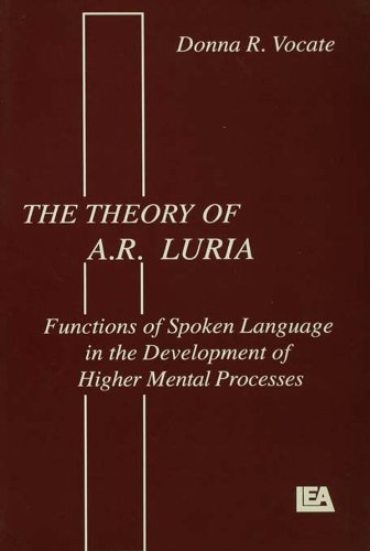 The theory of A.r. Luria: Functions of Spoken Language in the Development of Higher Mental Processes
