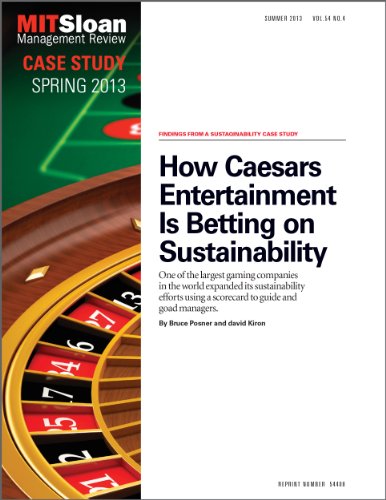 How Caesars Entertainment Is Betting on Sustainability -- Journal Article