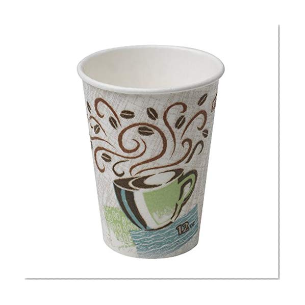 Dixie PerfecTouch 5342CD Insulated Paper Hot Cup, New Coffee Design, 12 oz (Case of 20 Sleeves, 50 Cups per Sleeve)