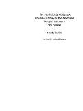 e-Study Guide for The Unfinished Nation: A Concise History of the American People, Volume 1, textbook by Alan Brinkley: World history, United States