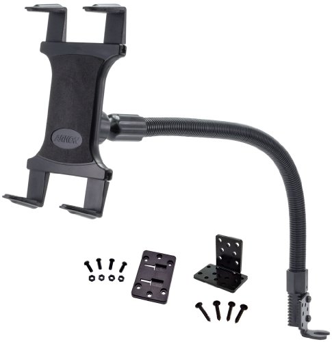 Arkon Car or Truck Seat Rail or Floor Tablet Mount with 22 inch Arm for iPad Pro iPad Air 2 iPad Retail Black