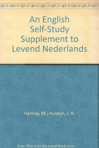 An English Self-Study Supplement to Levend Nederlands
