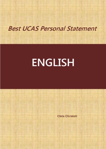 Best UCAS Personal Statement: English
