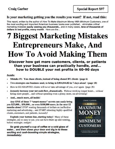 7 Biggest Marketing Mistakes Entrepreneurs Make, And How To Avoid Making Them