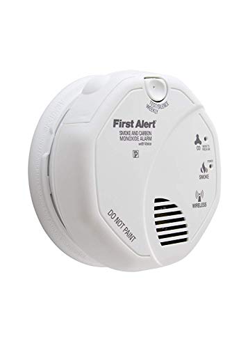 Book Cover First Alert SCO500B (Series SCO500) ONELINK Battery Operated Combination Smoke and Carbon Monoxide Alarm with Voice Location *2-Pack*