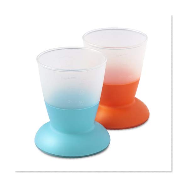 BABYBJÖRN Verre pour Bébé, Lot de 2, Orange/Turquoise