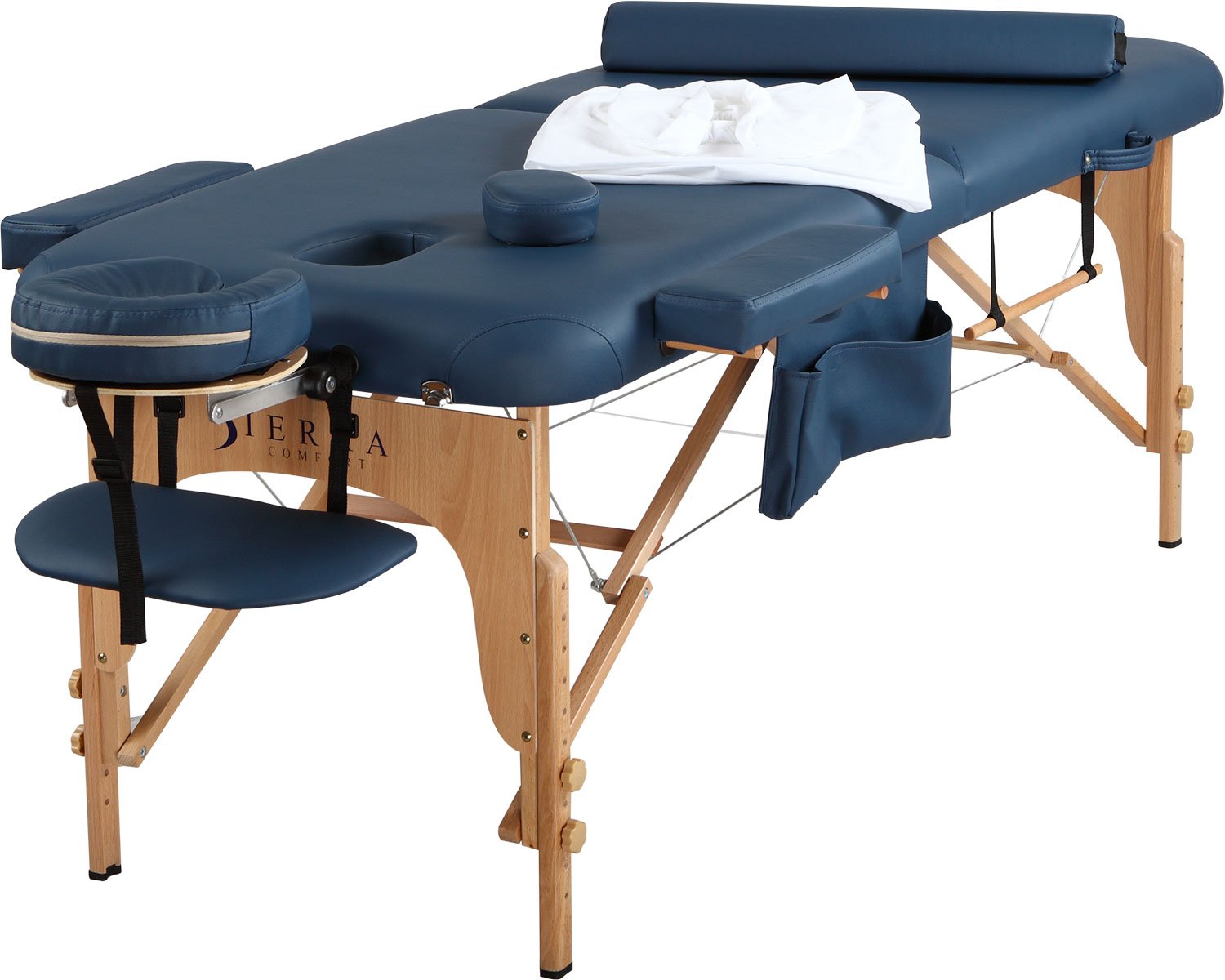 Book Cover SierraComfort All Inclusive Portable Massage Table, Royal Blue