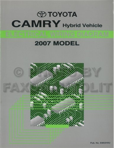 2007 Toyota 4Runner Wiring Diagram Manual Original