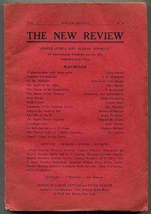 The New Review -- Vol. 1, No. 4, Winter 1931-1932