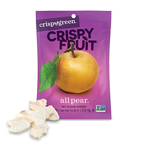 Crispy Green Freeze-Dried Fruit, Single-Serve, Pear, 0.35 Ounce (Pack of 12)
