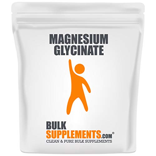 Book Cover BulkSupplements.com Magnesium Glycinate Powder - Magnesium for Sleep - High Absorption Magnesium - Magnesium Keto - Pure Magnesium (1 Kilogram - 2.2 lbs)