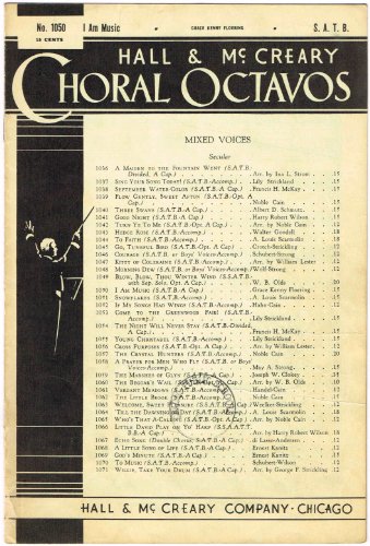 I Am Music (for Four-Part Mixed Voices[SATB] A Cappella), with Piano accompaniment for rehearsal