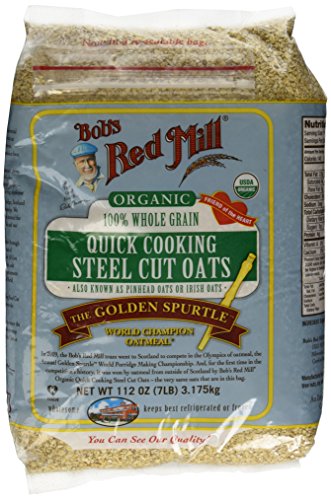 Book Cover Bob's Red Mill Quick Cooking 100% Whole Grain Oats, 112 Ounce