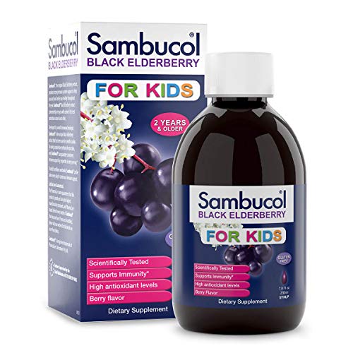 Book Cover Sambucol Black Elderberry Syrup for Kids, 7.8 Fluid Ounce