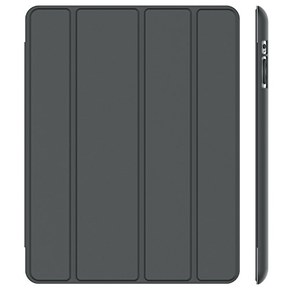 JETech Case for Apple iPad 2 3 4 (Old Model) Smart Cover with Auto Sleep/Wake (Dark Grey)