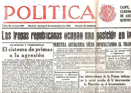POLITICA. AÃ‘O III. N. 691. 5-NOVIEMBRE-1937.