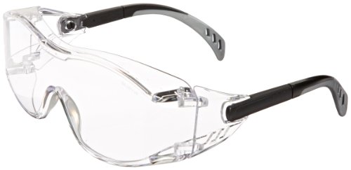 Book Cover Gateway Safety 6980 Cover2 Safety Glasses Protective Eye Wear - Over-The-Glass (OTG), Clear Lens, Black Temple