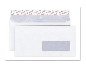 Elco 60289 Boite de 500 enveloppes avec fenêtre Format DL Blanc