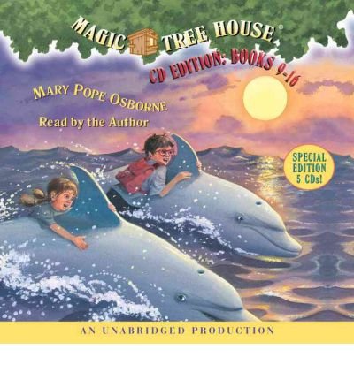 Magic Tree House Collection: Books 9-16: #9: Dolphins at Daybreak; #10: Ghost Town; #11: Lions; #12: Polar Bears Past Bedtime; #13: Volcano; #14: Dragon King; #15: Viking Ships; #16: Olympics (Magic Tree House) (CD-Audio) - Common