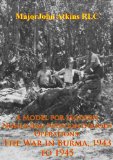 A Model for Modern Nonlinear Noncontiguous Operations: The War in Burma, 1943 to 1945