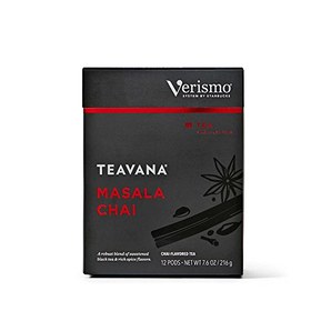 Starbucks Teavana Masala Chai Tea Verismo Pods, 12 Count