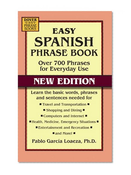 Book Cover Easy Spanish Phrase Book NEW EDITION (Dover Large Print Classics)