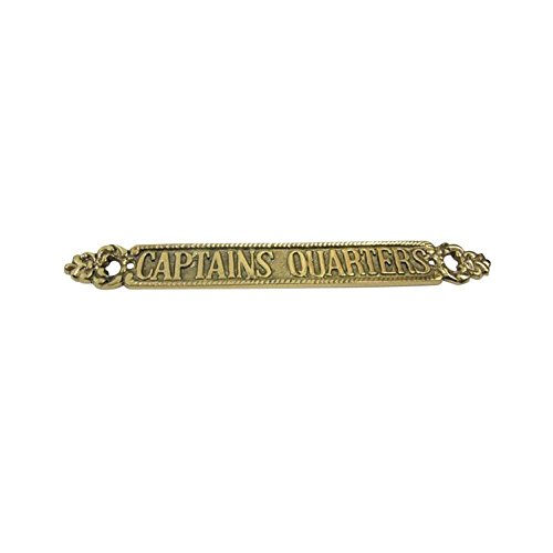Solid Brass Captains Quarter Wall Decore Plaque