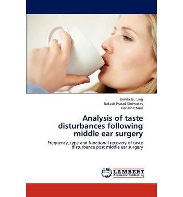 Analysis of Taste Disturbances Following Middle Ear Surgery (Paperback) - Common