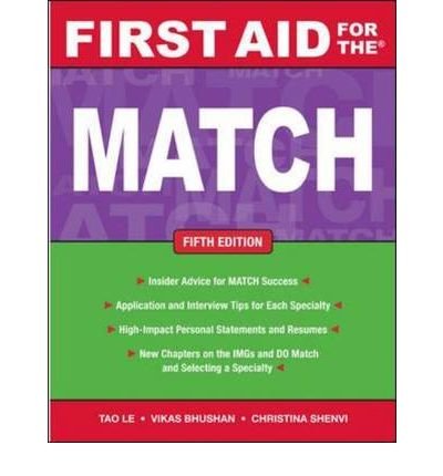 First Aid for the Match (First Aid for the Match) (Paperback) - Common