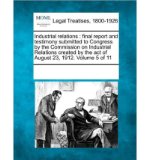 Industrial Relations: Final Report and Testimony Submitted to Congress by the Commission on Industrial Relations Created by the Act of August 23, 1912. Volume 5 of 11 (Paperback) - Common