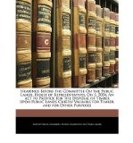 Hearings Before the Committee on the Public Lands, House of Representatives, on S. 5054: An ACT to Provide for the Disposal of Timber Upon Public Lands Chiefly Valuable for Timber, and for Other Purposes (Paperback) - Common