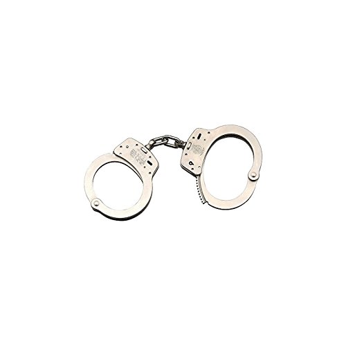 Smith & Wesson M100-1 Chain Handcuffs, Nickel Plated