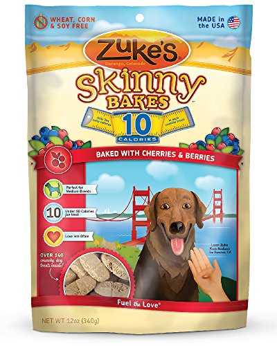 Zuke's 10-Calorie Skinny Bakes Dog Treats Cherry 'n Berry (12 oz.)