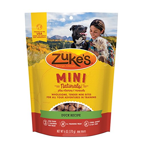 Zuke's Natural Training Dog Treats; Mini Naturals Recipe; Made in USA Facilities