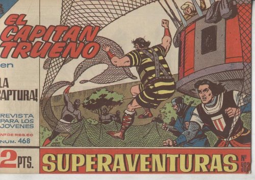 El Capitan Trueno original numero 468: La captura